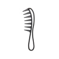 Carbon Fiber Comb Wide Tooth Detangler